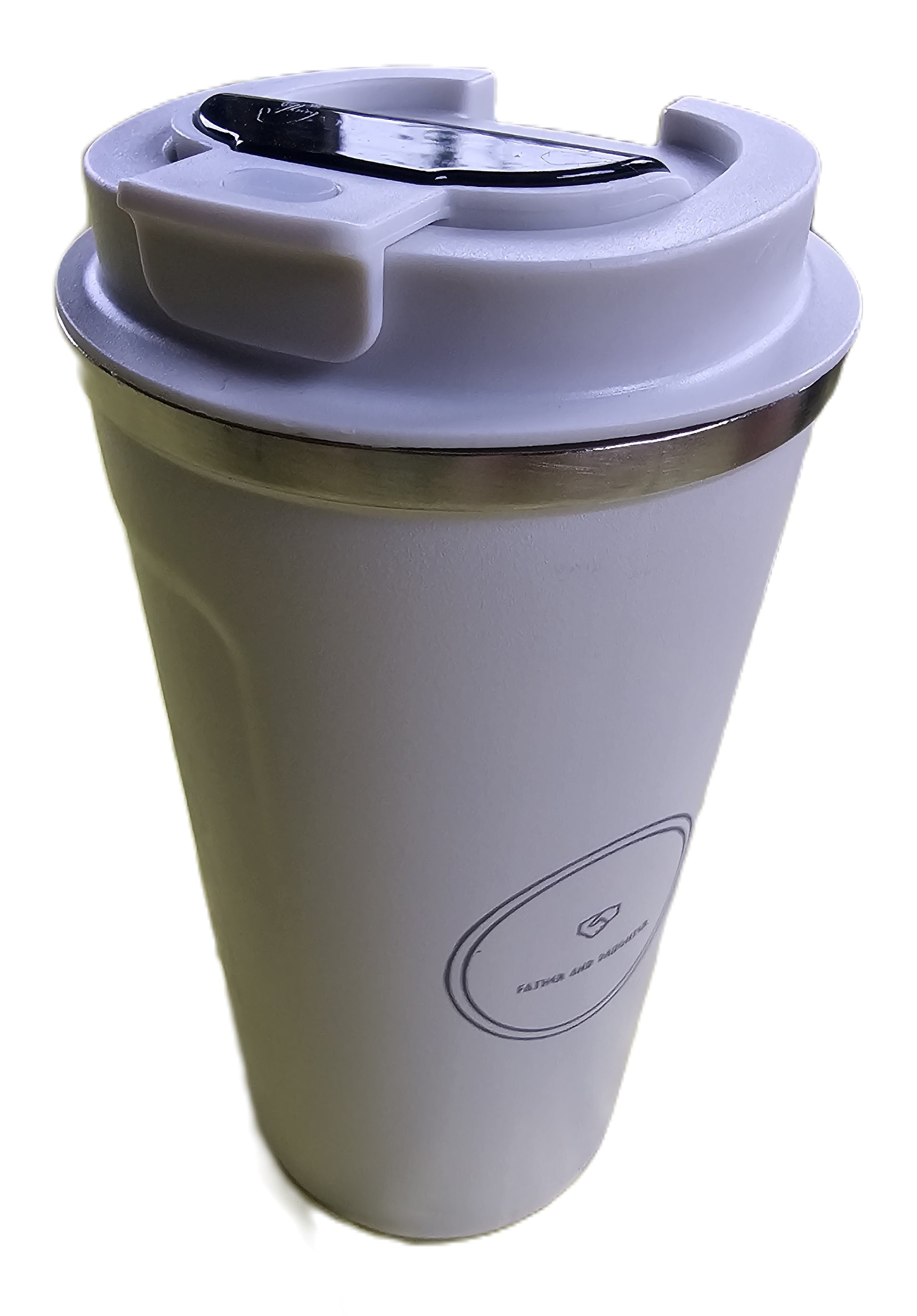 500 ml smarter vakuum isolierter Kaffeebecher aus Edelstahl mit Temperaturanzeige - father and daughter